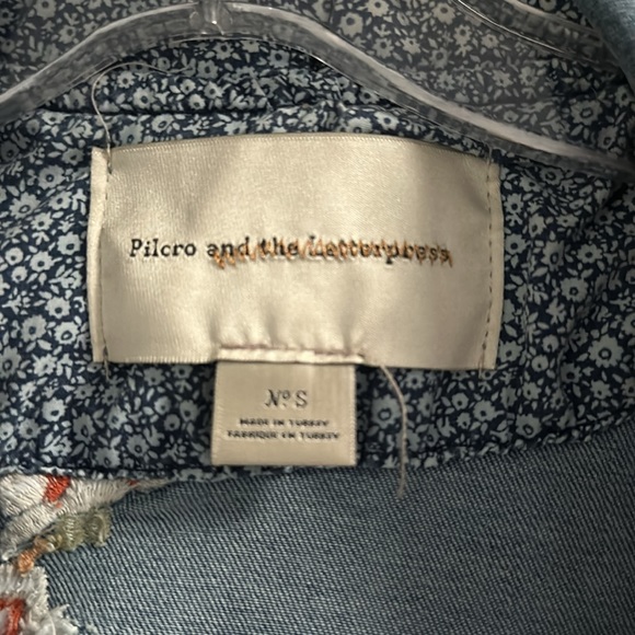 Pilcro Embroidered Jean Jacket - Picture 7 of 8